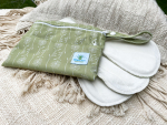 Blümchen PUL Tasche für Slipeinlagen Stilleinlagen XS FLORAL grün